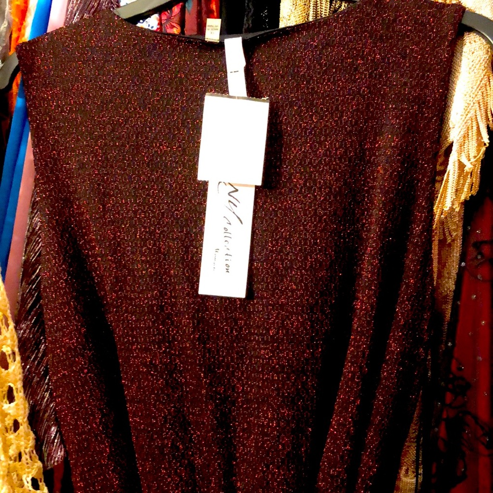 Selling this glittering jump suite.